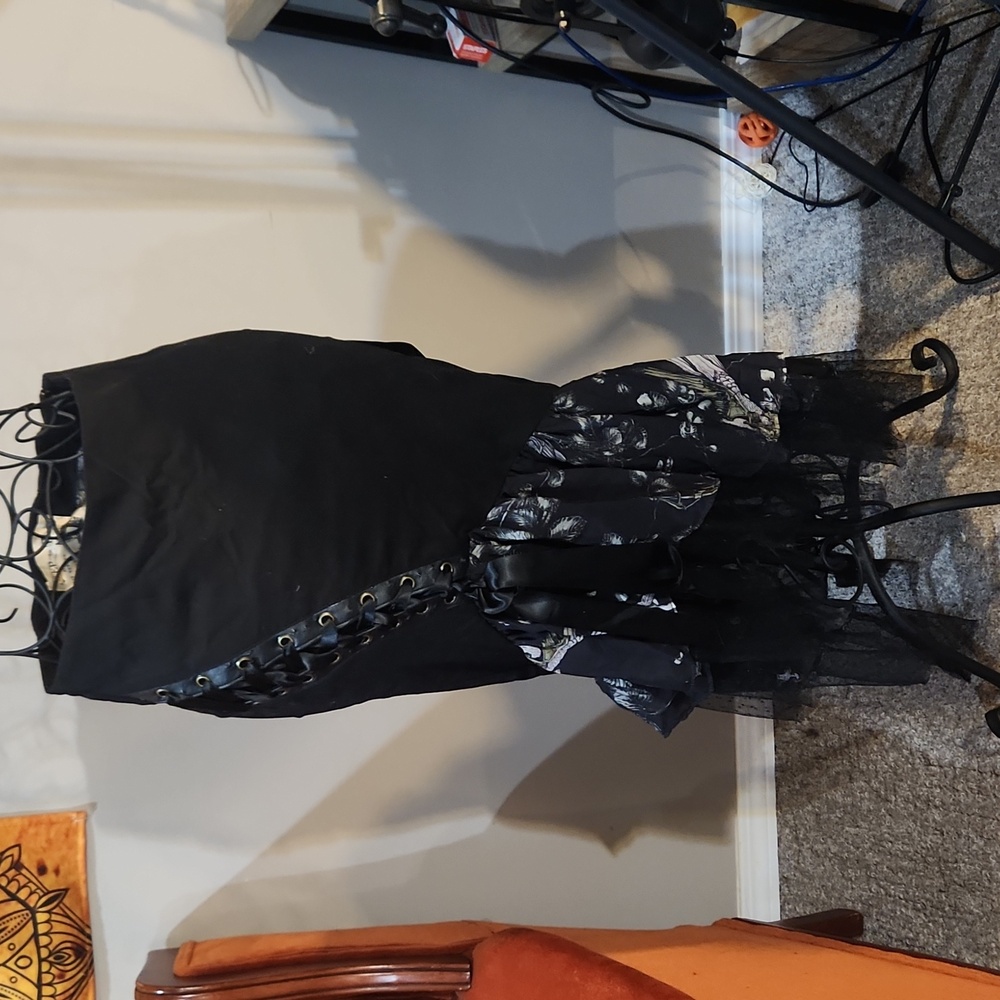 RARE Vintage Lip Service high low pencil skirt